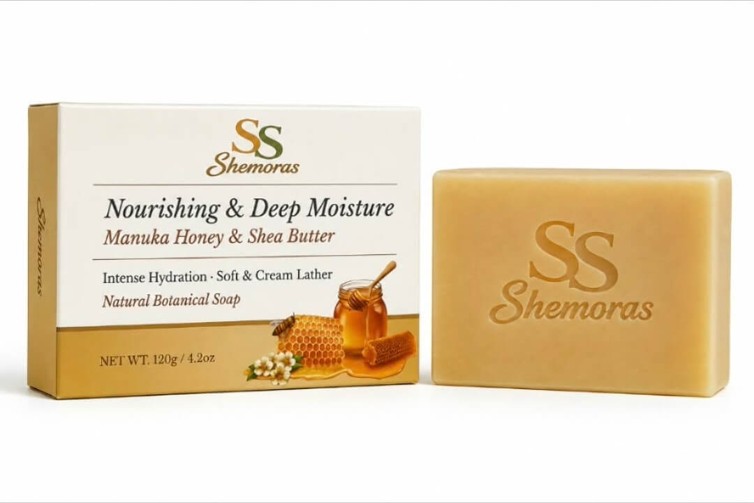 SHEMORAS Manuka Honey & Shea Butter Soap